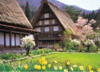 Yanoman Shirakawa-go in colors - obrázek puzzlí