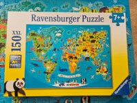 Ravensburger Animal World Map 13287 - パズル画像