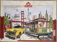 Art Puzzle USA Collage - imagen del puzzle