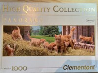 Clementoni Ginger Cat Family - imagen del puzzle
