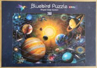 Bluebird Ringed Solar System - パズル画像
