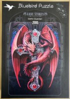 Bluebird Anne Stokes - Gothic Guardian - パズル画像