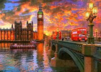 Ravensburger Westminster Sunset - imagen del puzzle