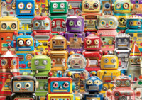 Ravensburger Retro Robots - パズル画像