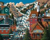 Dowdle Ski Park City - パズル画像