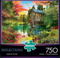 Buffalo Games Sunset at the Mill - imagen del puzzle