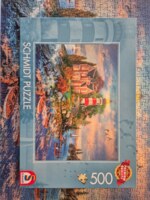 Schmidt Lighthouse on the rock - puzzle image