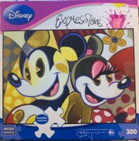 Mega Puzzles Disney Expressions Mickey Minnie - パズル画像