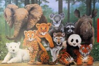 Educa Family of animals - パズル画像