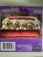 Puzzlebug Golden Retriever Puppy Truck - パズル画像