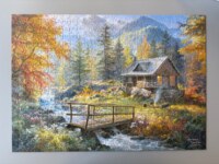 Buffalo Games Cabin in the Highlands - obrázek puzzlí