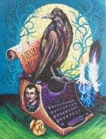 Oakland Puzzle Company Raven Never More Puzzle by Chris Granillo - パズル画像