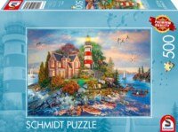 Schmidt Leuchtturm am Felsen - obrázek puzzlí