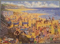 Gibsons Beach in Devonshire - パズル画像