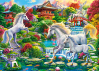 Castorland Unicorn Garden - imagen del puzzle