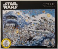 Buffalo Games Star Wars - Search Inside: Battle of Hooth - パズル画像