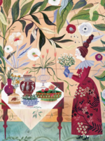 New York Puzzle Company Plant Lady - puzzle image