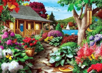 Masterpieces Dragonfly Garden - puzzle image