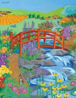 Ceaco The Red Bridge - puzzle image