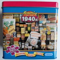 Gibsons Memories of the 1940s - shopping basket jigsaw - imagen del puzzle
