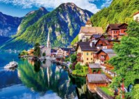 Yanoman Beautiful Lakeside Hallstatt - imagen del puzzle