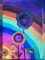 speedpuzzle.eu Flowery Rainbow - puzzle image
