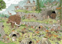 Jumbo Pieces of History - Stone Age - obrázek puzzlí