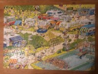 Jumbo Jan van Haasteren: Camping Chaos - puzzle image