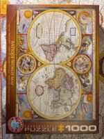 Eurographics Antique World Map - obrázek puzzlí