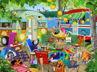 Ceaco Gone Camping - puzzle image