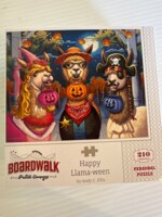 Boardwalk Happy llama-ween - puzzle image