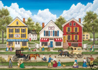 Masterpieces Busy Day Main Street - obrázek puzzlí