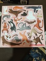Galison namaste Cats - imagen del puzzle