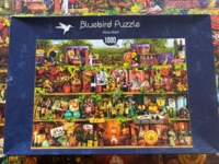 Bluebird Wine Shelf 1000 - パズル画像