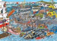 Jumbo Jan van Haasteren: Seaport - image du puzzle