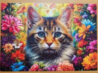 Brain Tree Feline Blossoms - パズル画像