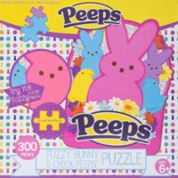 Fantasma Toys Fuzzy Bunny & Chick Peeps - puzzle image