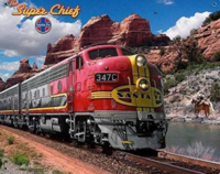 Ravensburger Santa Fe Super Chief - パズル画像