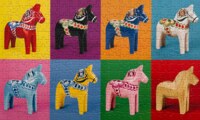 Kärnan Dala Horses - Puzzlebild