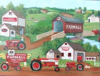The Jigsaw Puzzle Factory Farmall Covered Bridge - obrázek puzzlí