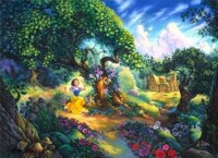 Ravensburger Snow White's magical forest by Tom duBois - puzzle image