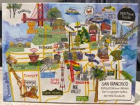 Galison San Francisco - puzzle image