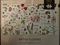 M&S British Flowers - パズル画像