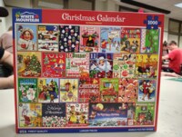 White Mountain Christmas Calendar - puzzle image