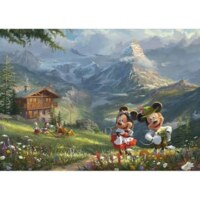 Schmidt Mickey and Minnie in the Alps - image du puzzle