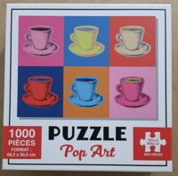 Editions du Tonnerre Pop art: cups - puzzle image