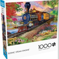 Buffalo Games Scenic steam engine - Puzzlebild