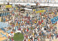 Jumbo Jan van Haasteren: Departure Hall - obrázek puzzlí