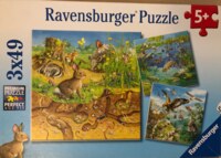 Ravensburger Animals in their habitats - パズル画像