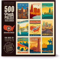 Americanflat American Travel Midwest - image du puzzle